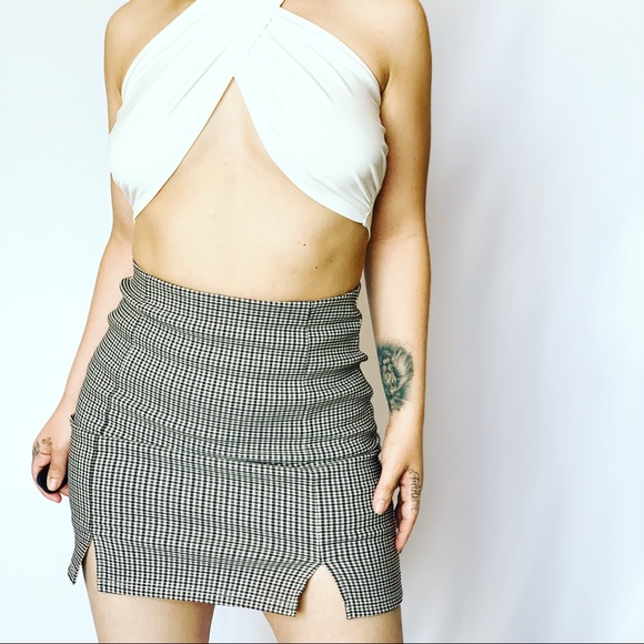 Plaid mini skirt - Picture 2 of 3